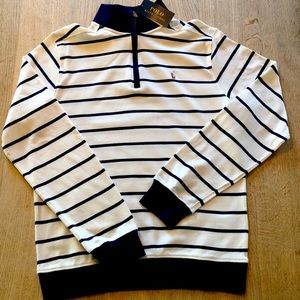 NWT Ralph Lauren Polo 3/4 Zip Sweatshirt